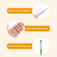 thumbnail image 3 of 50Pcs Large Eye Needles, 2.36" 1.05mm High Carbon Iron Knitting Needles, 3 of 5