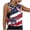 Bronze Tank Tops, variant on Jsaierl 4th of July Tank Tops for Women Plus Size Patriotic American Flag Graphic Tees Loose Fit Sleeveless T Shirts Camisole Trendy Crew Neck Tanks S-XXL