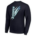 thumbnail image 2 of Men's Starter Navy Seattle Kraken  Color Scratch Pullover Sweatshirt, 2 of 3