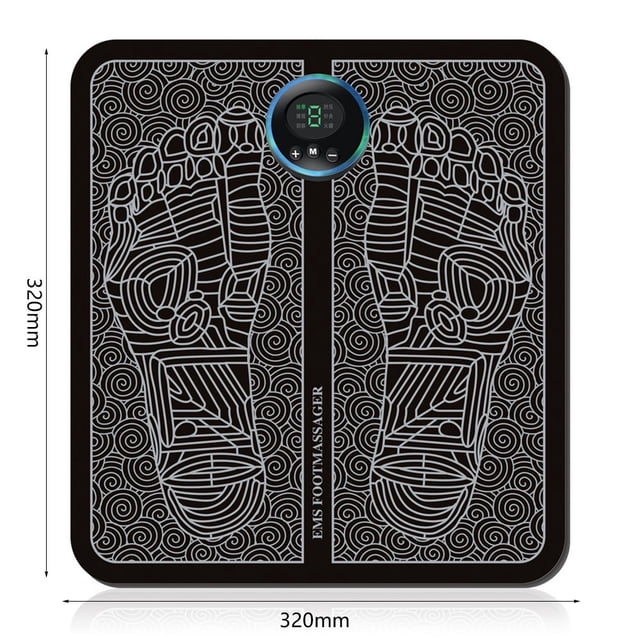 MesaSe Foot Massager Mat Portable Electric Massage Mat Feet Muscle Massage Machine with 6 Modes Promoting Blood Circulation