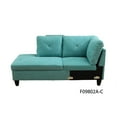 thumbnail image 5 of Hommoo Modern Flannelette L Shaped Couches and Sofas Model, 4 Seat Sectional Sofa Living Room Furniture Sets for Home, Green(No Ottomans), 5 of 7