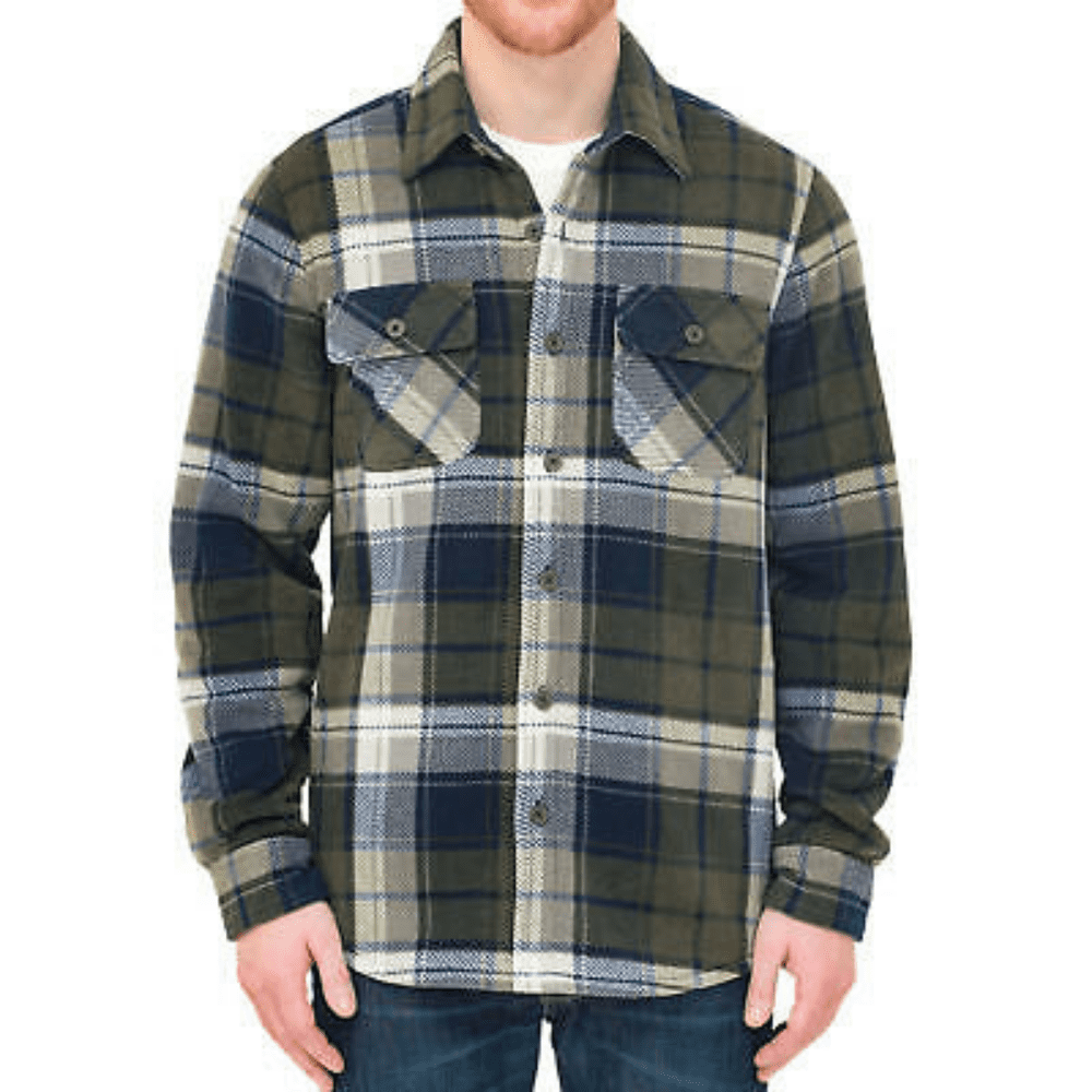Long Sleeve Bonded Shirt Jacket 