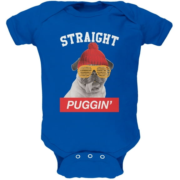Straight Puggin' Royal Baby One Piece - 18 month