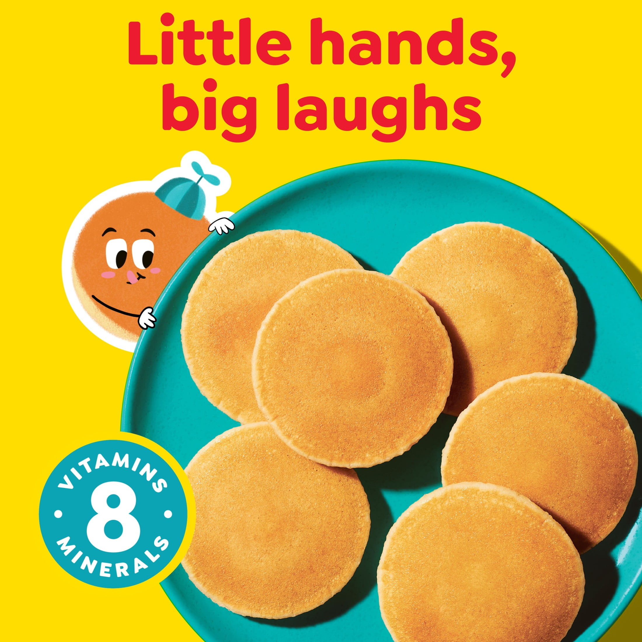 Eggo Minis Original Pancake Bites, Frozen Breakfast, 28.2 oz, 80 Count