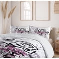 thumbnail image 6 of Ambesonne Rose Duvet Cover Set, Abstract Butterflies Love, 2-Calking, Pale Mauve Pink, 6 of 7