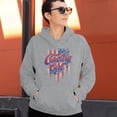 thumbnail image 4 of Country Girl USA Flag Sweatshirt Patriotic Southern Cowgirl Red White Blue American Pride Life Lovers Gift Hoodie, 4 of 7