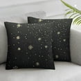 thumbnail image 3 of BANET Pillow Case Throw Pillow Case 2 Pack Snowflake Christmas Tree Snowflake Decoration Cushion Cover Home Sofa Couch Living Room Bedroom Car  22x22in, 3 of 7