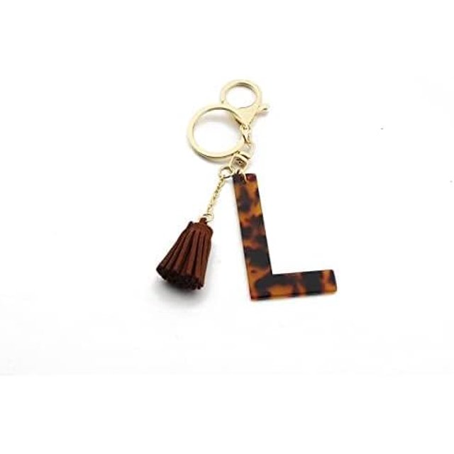 Letter Keychain,26 Letters A-Z Decorative Letter Keychain,Name Keychain for Women Girls Men Teenager Gift