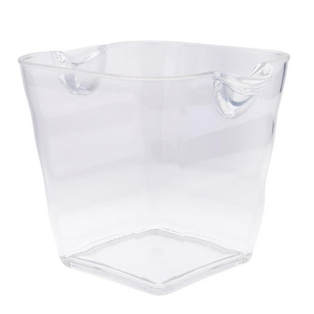 

9.8 x7.9in Champagne Bottles Cans Container Holder Bucket Clear for home and bars Clubs using