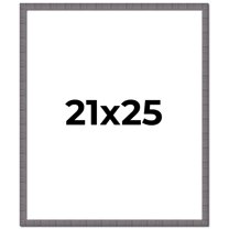 21x25 Frame Blue Kingsley Pewter Solid Wood Picture Frame Width 0.75 Inches |Interior Depth 0.5