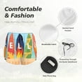 thumbnail image 4 of KLL Hello Summer3 Pattern Shorts Women,Athletic Shorts High Waisted Running Shorts Pocket Sporty Short Gym Elastic Workout Shorts-Medium, 4 of 7
