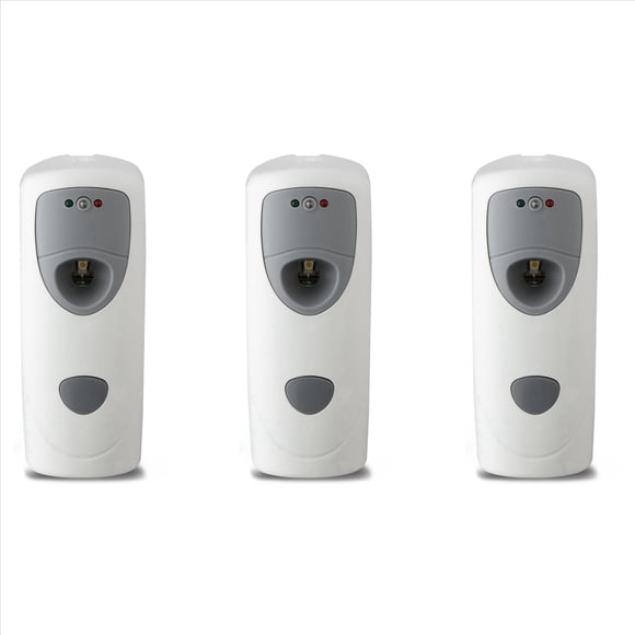 3X Dispensador AutomáTico Ambientador de Aire Ambientador del Cuarto de BañO Temporizado en Aerosol Montado en la Pared, Dispensador de Aroma AutomáTico