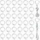 thumbnail image 1 of 80 aros para pendientes de plata, ganchos para pendientes, kit para hacer pendientes, aros, accesorios para hacer joyas, aros rellenos, ganchos para pendientes, aros, pendientes., 1 of 9