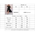 thumbnail image 5 of AURA Plus Size Womens Black V Neck Lace Up Slit Midi Dress Short Sleeve Adjustable Waist Knitted Elegant, 5 of 5