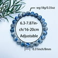 thumbnail image 2 of Energy Boosting Gemstone Bracelet Stylish Meaningful for Wellness Unisex Fitness Accessory Natural Bead Design for Everyday Use, 2 of 4