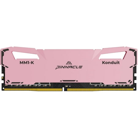 Timetec Pinnacle Konduit 16GB DDR4 3200MHz PC4-25600 CL16-18-18-38 XMP2.0 Overclocking 1.35V Dual Rank Compatible for AMD and Intel Desktop Gaming PC Memory Module - Pink