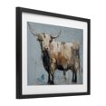 thumbnail image 2 of Stupell Industries Rustic Lodge Pasture King Horned Cattle Black Framed Print Under Glass, 16 x 13, by Svetlana Aleynikova, 2 of 8