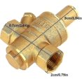 thumbnail image 5 of Dn15 Brass Pressure Regulator Adjustable Pressure Regulator Durable Water Pressure Regulator Reducer, 5 of 5