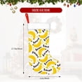 thumbnail image 4 of Balery Banana Fruit Pattern Christmas Stockings with Initials, 18" Large Knit Christmas Stocking,Xmas Stocking for Kids, Holiday and Family Stocking, 4 of 7
