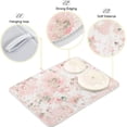 thumbnail image 4 of Coolnut Wild Flowers Dish Drying Mat for Kitchen, 18 x 24 Inch Microfiber Absorbent Dish Drying Pad, Machine Washable Kitchen Counter Protect Mats, 4 of 7