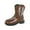 style-01 Brown, variant on Girls Cowgirl Boots Kids Cowboy Boots Girls Cowgirl Boots Square Toe Boys Western Boots for Toddler/Little Kid/Big Kid Size 1 (Red,Big Kids 1)