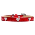 thumbnail image 3 of Dog, Puppy  Pet Widget Ice Cream Collar, "Silver Heart", 3 of 10
