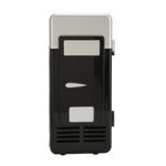 USB Fridge, Strong Power Practical Capacity Low Decibel Tiny Fridge  For Home For Car For Office Black
