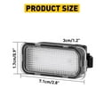 thumbnail image 3 of LED License Plate Light Tag Lamp Assembly Replacement For 2015-2021 Ford Edge Ranger Transit, DC12V 6000K White, Pack of 2, 3 of 10