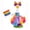 B, variant on 4 Piece Rainbow Pride Tutu Outfit Set for 19-23 Inch Porch Goose with Sequin Top Tulle Skirt Bow and Pride Flag for Summer Outdoor Decor