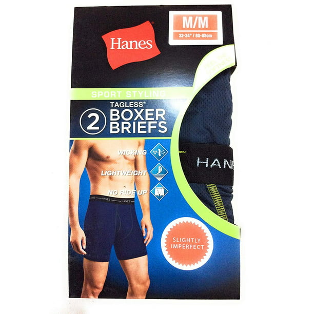 Hanes - Hanes Men's Tagless Boxer Briefs - Sport Styling Lightweight ...