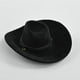 thumbnail image 4 of Sombrero de vaquero a escala 1/6, sombrero de muñeca en miniatura, accesorios para muñecas, Mini sombrero de vaquero flocado, sombrero decorativo para Marrón, 4 of 8