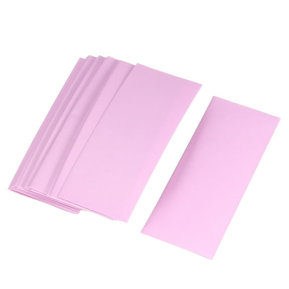 Heat Shrink Tubing 29.5mm Battery Wrap 20pcs for 18650 72mm Light Purple