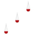 thumbnail image 1 of Guardoinrt 2 Pcs/ensemble Facile à Planter et à Entretenir pour Pots de Fleurs Suspendus pour Intérieur et Extérieur Rouge 3ensemble, 1 of 6