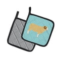 thumbnail image 2 of Carolines Treasures BB8154PTHD Horned Dorset Sheep Blue Check Pair of Pot Holders, 2 of 3