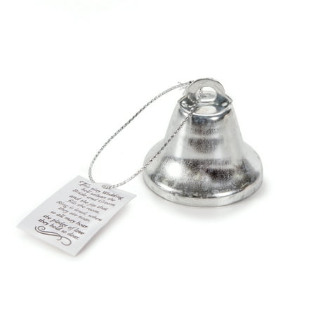 Darice Victoria Lynn Silver Wedding Bridal Bells, 24 Pack
