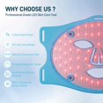 thumbnail image 2 of Máscara facial infrarroja LED WEETALL para mujer, 2 of 7