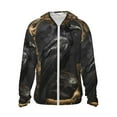 thumbnail image 1 of Fotbe Gothic Raven Portrait Chaqueta con Protección Solar UPF 50+ para Hombre y Mujer, Camisa con Capucha y Bolsillos-Small, 1 of 7