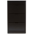 thumbnail image 2 of Baxton Studio Cayla 4 Drawer Shoe Cabinet in Black, 2 of 2