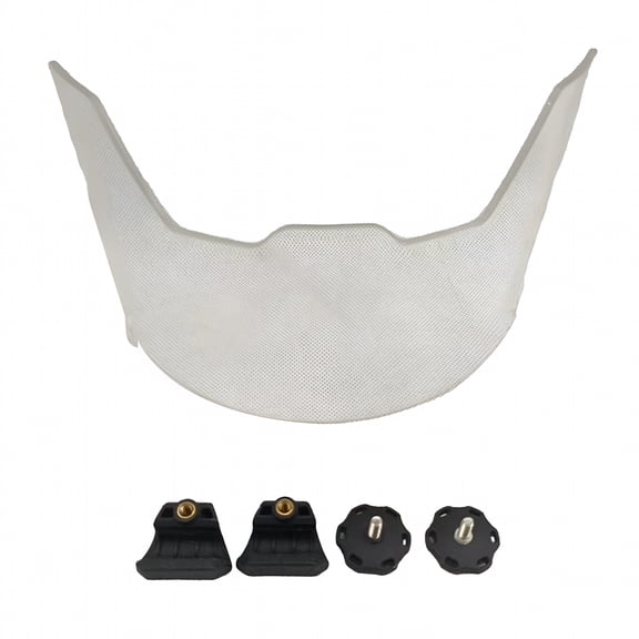 BESTSKY Transparent Football Helmet Visor Shield With Clip Anti-scratch Rugby Visor