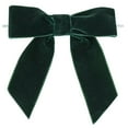 thumbnail image 2 of Green Velvet Ribbon Christmas Bow 5 Inch Premade Dark Green Bows for Christmas Tree Hanging Decorations Gift Wrapping Wreaths Crafts Outdoor Indoor Home Decor Wedding Pack of 12 12*Bow Tie Clearance!, 2 of 8
