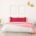 thumbnail image 2 of Unique Bargains 2 Pack Silky Satin Body Pillow Cases Burgundy 21" x 54", 2 of 7