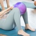 thumbnail image 4 of Pelota de gimnasia rítmica de 18 cm, ligera, inflable, para yoga y baile, portátil para Rosa púrpura, 4 of 6