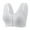 02-Gray, variant on DJskiyers Womens Front Closure Sports Bras Smoothing Plus Size Bra Beauty Back Full Coverage Bra No Underewire Bras Comfort Easy Close Bra for Older Women
