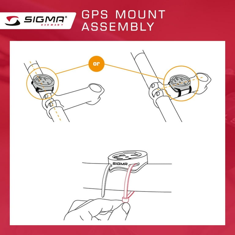 SIGMA ROX 2.0 Compteur Velo GPS Top Mount Set