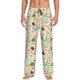 thumbnail image 1 of Fotbe Ladybug And Wild Flowers Pantalones de Pijama para Hombre, Pantalones de Dormir, Pantalones de Casa con Cintura Ajustable y Bolsillos-Large, 1 of 6
