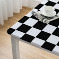 thumbnail image 4 of HAOXIT Racing Car Square Tablecloths Car Theme Square Party Tablecloths Black Table Covers Rectangular Tablecloth for Boys Birthday Home Decor 40*40, 4 of 7