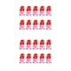 thumbnail image 1 of Bewildely Bolsas con cordón impresas de Navidad, regalo de cumpleaños, boda, regalos, paquetes de joyería, reutilizable, vacío, pequeño jardín Type1 NO1 Bewildely CBP182099, 1 of 6