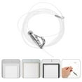 thumbnail image 2 of 4 Sets Adjustable Picture Hanging Wire System With Rope And Rail Hooks For Art Frames Mirrors Picture Hanging Wire Kit Easy Installation, 2 of 8