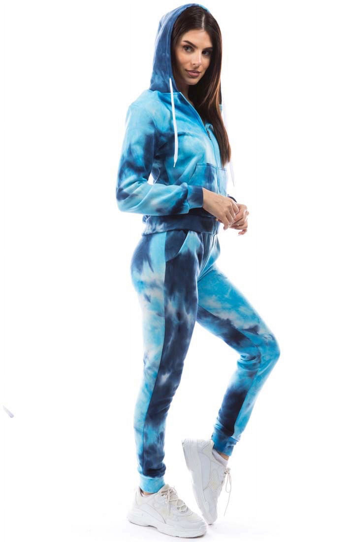 tie dye sweat suit womens