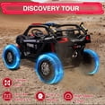 thumbnail image 6 of Eastvita 24V 2-Seater UTV Ride-On Car for Kids, 4WD, 4x75W Motors, Leather Seats, Music, Lights, 6 of 6